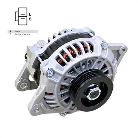 12V ALTERNATÖR DİNAMO 85 A (2 FİŞ) (L-S) HYUNDA ACCENT/EXCEL/SONATA-MITSUBISHI COLT/GALANT/LANCER