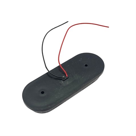 24V YAN PARK LAMBASI DORSE SİDE MARKER BEYAZ OVAL (4 LEDLİ) (119*45 MM)