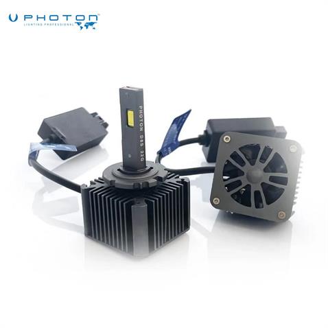 PHOTON 12V-24V D8S CSP LED XENON FAR AMPUL SETİ 6500K 12000 LÜMEN (MİLESTONE)