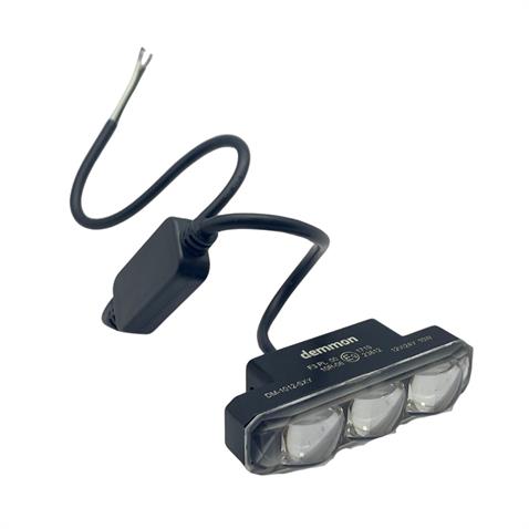 DEMMON 12V-24V LED LAMBA OFF-ROAD MERCEKLİ 3 LEDLİ 10W SARI MİNİ (80*19 MM)