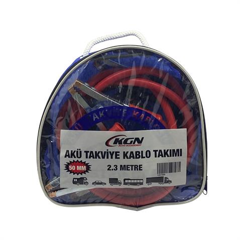 AKÜ TAKVİYE KABLOSU 1200AH 50 MM TAKIM (2.3 MT)