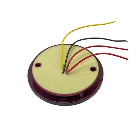 12V-24V STOP LAMBASI YUVARLAK 18 LEDLİ (FREN-PARK-SİNYAL) (97 MM)