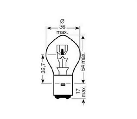 NARVA 12V S2 FAR AMPULÜ 35/35W