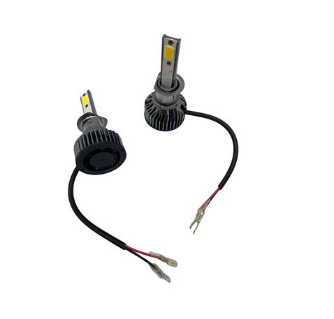 12V-24V H1 COB LED XENON FAR AMPUL SETİ 2000K 8000 LÜMEN (ALTIN SARI)
