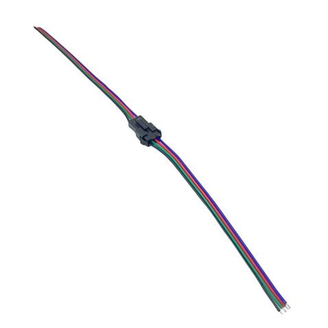 KONNEKTOR 4 PİN JST SM (4 FİŞ KABLOLU SOKET DİŞİ-ERKEK TAKIM)
