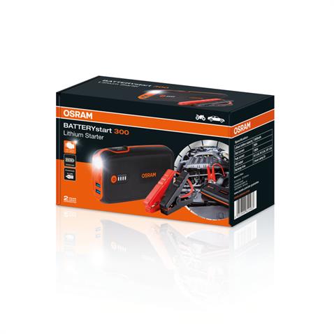 OSRAM 12V AKÜ TAKVİYE CİHAZI (BOOSTER) (1500A) (USB MICRO) (USB 2.4 A POWERBANK) (LED IŞIK)