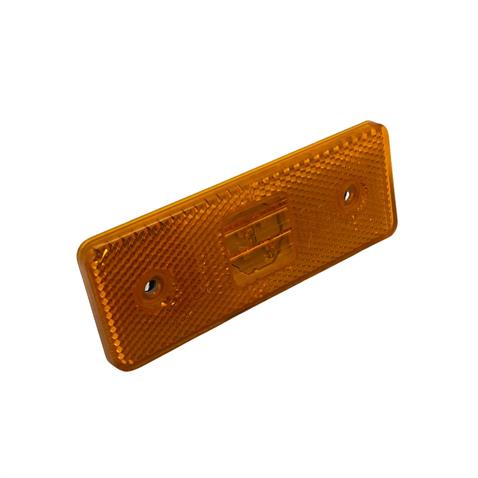 SABA 24V YAN SİNYAL LAMBASI DORSE SİDE MARKER (SOKETLİ) (2 LEDLİ) SARI (111*42 MM)