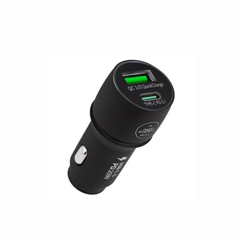 12V-30V TELEFON ŞARJ CİHAZI 3.0 A/3.1 A (ÇAKMAK GİRİŞLİ) (USB+ IPHONE TYPE-C) + KABLO