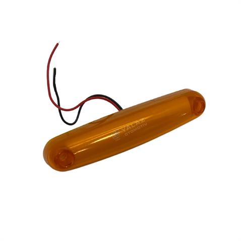 12V PARMAK LAMBA NEON LEDLİ KABLOLU SARI (118*23 MM) 