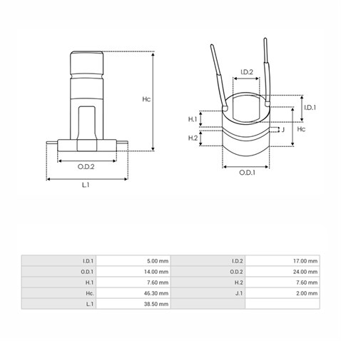 SEG ALTERNATÖR ROTOR BAKIRI (İÇTEN SOĞUTMALI) 150 A >