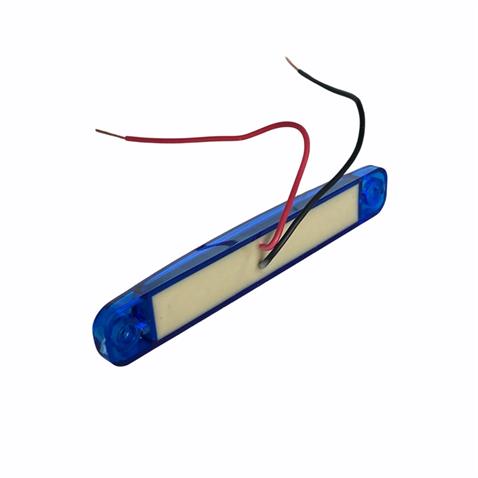 12V-24V PARMAK LAMBA 9-LEDLİ MAVİ (100*15 MM) 