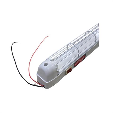 24V FLORESAN TAVAN LAMBASI ANAHTARLI 18W (KAFESLİ) (660*40*57 MM)