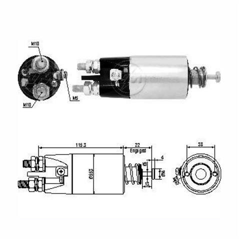 ZM 24V MARŞ OTOMATİĞİ MITSUBISHI TİPİ 5.5 KW DORUK-FORD-GÜLERYÜZ-KOBELCO-MAN-MITSUBISHI-RENAULT