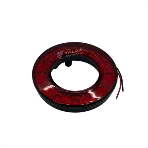 24V PARK STOP LAMBASI DIŞ (ÇAMURLUK) LEDLİ KIRMIZI ISUZU TURKUAZ/NEOPLAN OTOBÜS (98 MM)