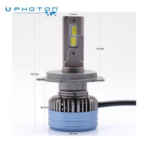 PHOTON 12V-24V H4 CSP LED XENON FAR AMPUL SETİ KATANA 6000K 12000 LÜMEN CANBUS
