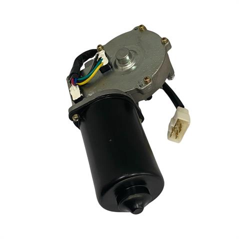 24V SİLECEK MOTORU (DÜZ FREZE 9 MM) (KABLOLU SOKETLİ 5 FİŞ) (L) CATERPILLAR