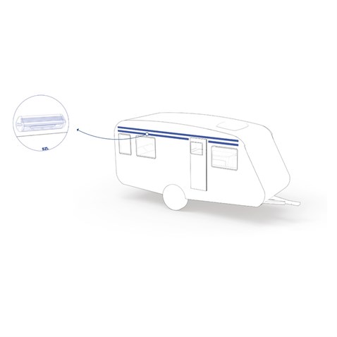 SANEL 10V-30V DIŞ AYDINLATMA LAMBASI (TAVAN LAMBASI) (36*0.5W LED) (SU GEÇİRMEZ) (300*80 MM)