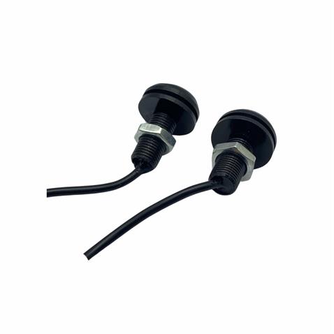 12V GÜNDÜZ SÜRÜŞ-AYNA ALTI LED BEYAZ (MERCEKLİ) (9/22 MM) (2 AD)