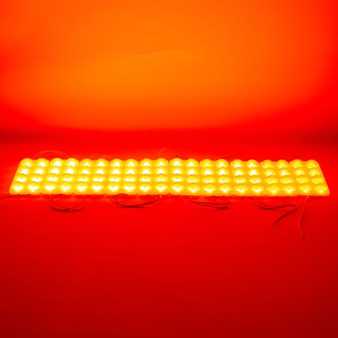 12V MODUL LAMBA 8-LEDLİ (CAMLI) KABLOLU KIRMIZI (100*47 MM)