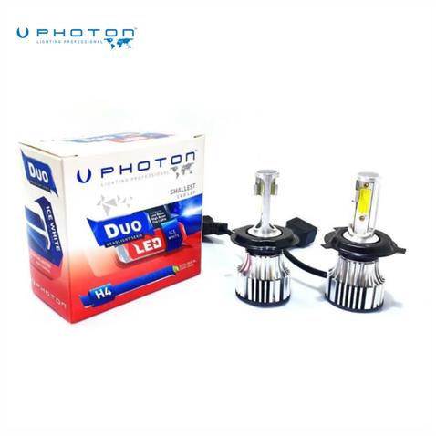 PHOTON 12V H4 COB LED XENON FAR AMPUL SETİ 6000K 6000 LÜMEN