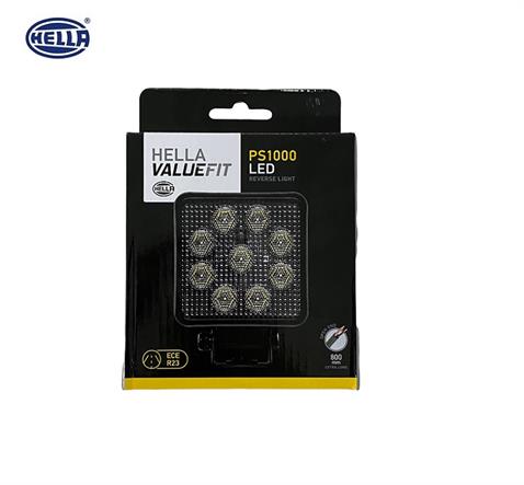 HELLA 10V-30V ÇALIŞMA LAMBASI KARE 9W 6500K 1000 LÜMEN (9 LEDLİ) (100*100*34 MM)