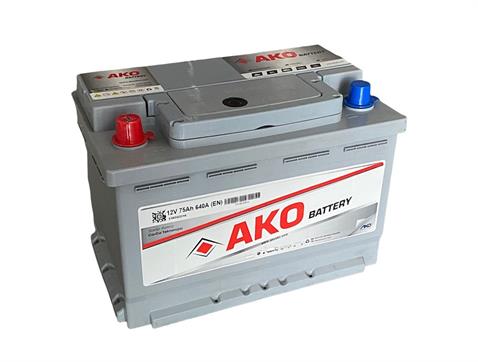 あっこ AKO A616D22D10 AKO 12V 75 AH AKÜ 640 A (EN) (278*175*175) (TERS)
