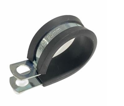 TESİSAT KELEPÇESİ 25 MM (LASTİKLİ) (KALAY KAPLAMA)