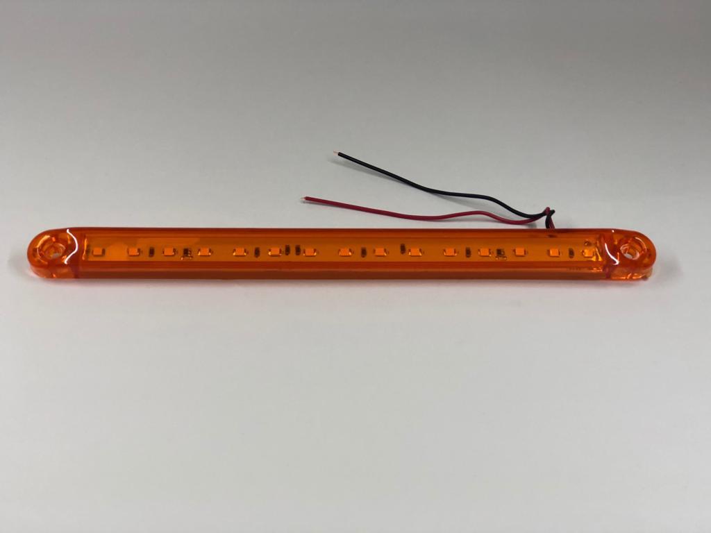 12V-24V PARMAK LAMBA 15-LEDLİ SARI (240*17 MM)