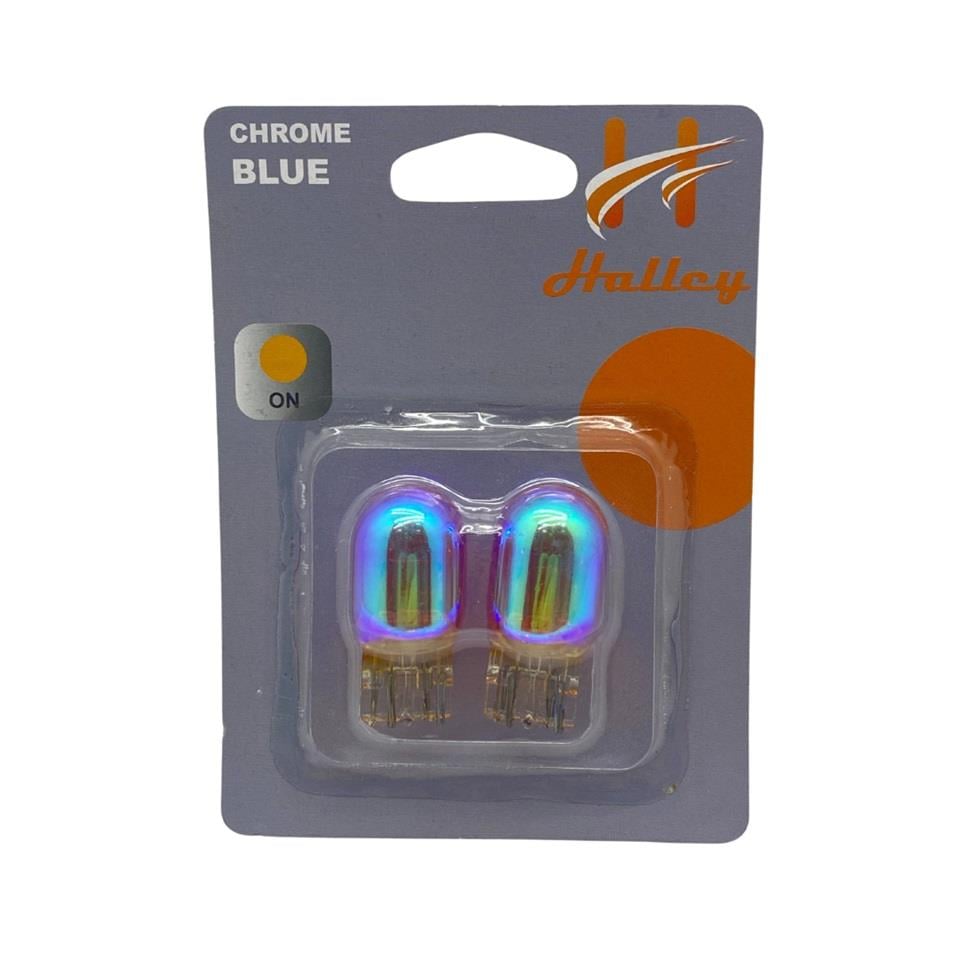 HALLEY 12V 1016 AMPUL DİPSİZ T20 21/5W BLUE DİADEM SARI (2 AD) ITALY