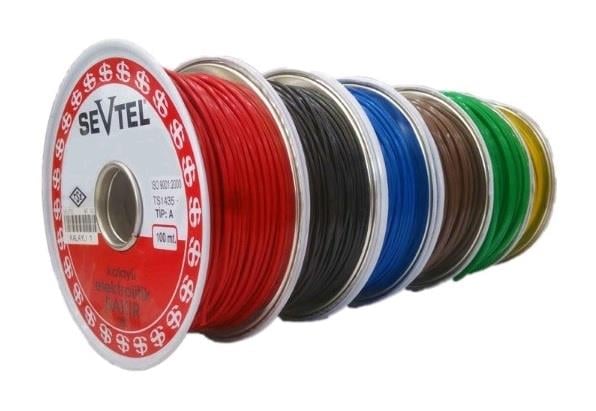 SEVTEL 2.5 MM TESİSAT KABLOSU (KALAYSIZ) (YEŞİL) (1 MT)