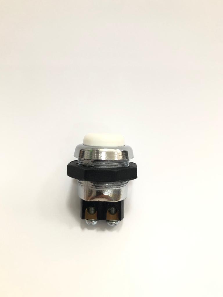 BUTON METAL (VİDALI) (22 MM) BEYAZ