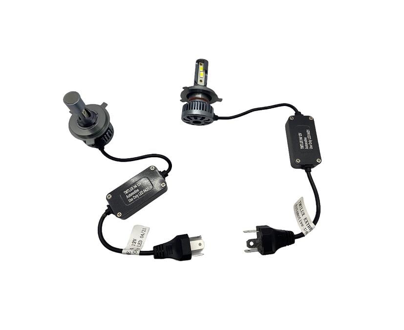 T.M.T 12V H4 CSP LED XENON FAR AMPUL SETİ 6500K 8000 LÜMEN CANBUS