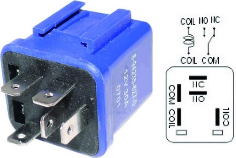 12V FAR-ŞARJ-KALORİFER RÖLESİ 5 UÇLU ISUZU