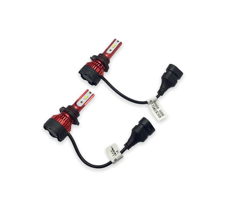 12V HB3 9005 CSP LED XENON FAR AMPUL SETİ 6000K 10500 LÜMEN
