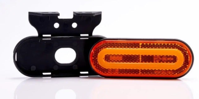 FRISTOM 12V-36V YAN SİNYAL LAMBASI DORSE SİDE MARKER SARI (NEON LEDLİ) E9