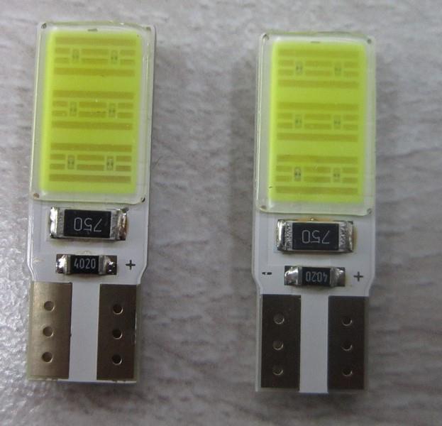 12V DİPSİZ AMPUL T10 (6 LEDLİ) (COB LED) BEYAZ CB (2 AD)