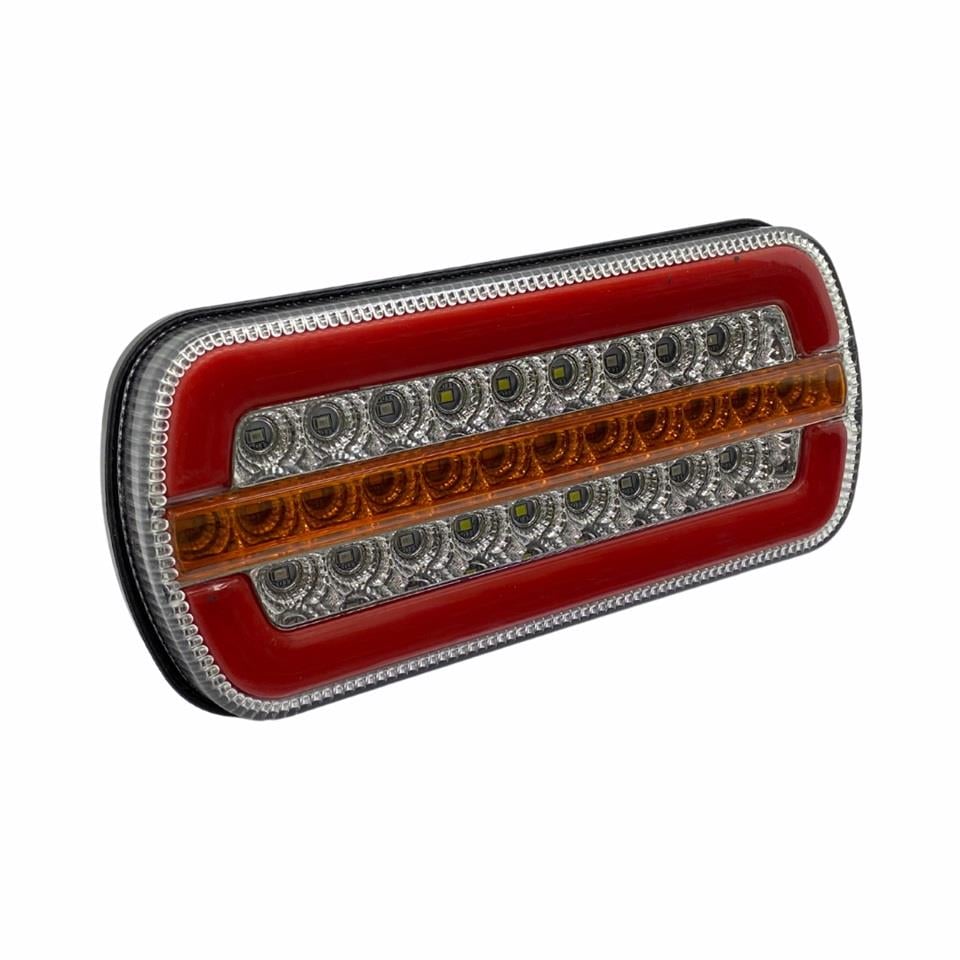 12V-24V STOP LAMBASI LEDLİ (KAYAR SİNYALLİ) (255*105 MM) UNIVERSAL