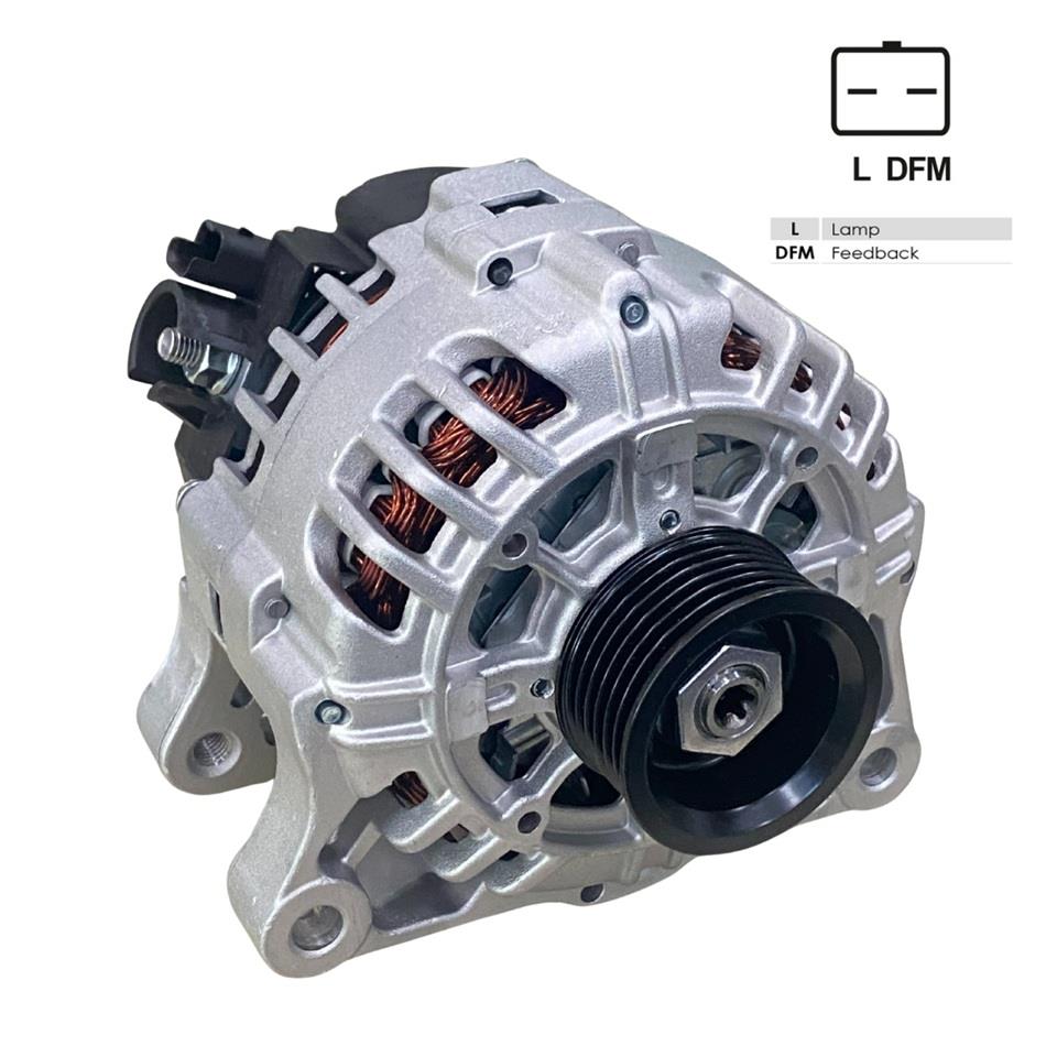 12V ALTERNATÖR DİNAMO 80 A (L-DFM) (4 AYAK) CITROEN BERLINGO-FIAT FIORINO-PEUGEOT BIPPER
