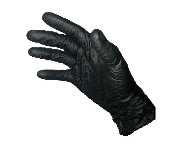 NTI-GLOVE NITRIL ELDİVEN SİYAH XL (PUDRASİZ) (6 MİL) (ADET)