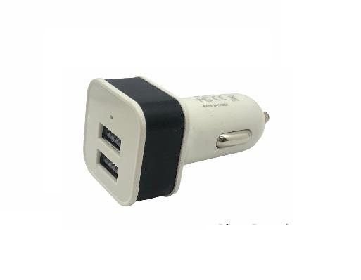 12V-24V TELEFON ŞARJ CİHAZI 2.1 A/1 A (ÇAKMAK GİRİŞLİ) (2 X USB GİRİŞLİ) SİYAH