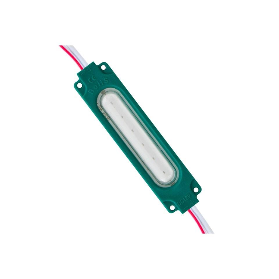 12V PARMAK LAMBA COB LEDLİ (CAMLI) YEŞİL (68*16 MM)