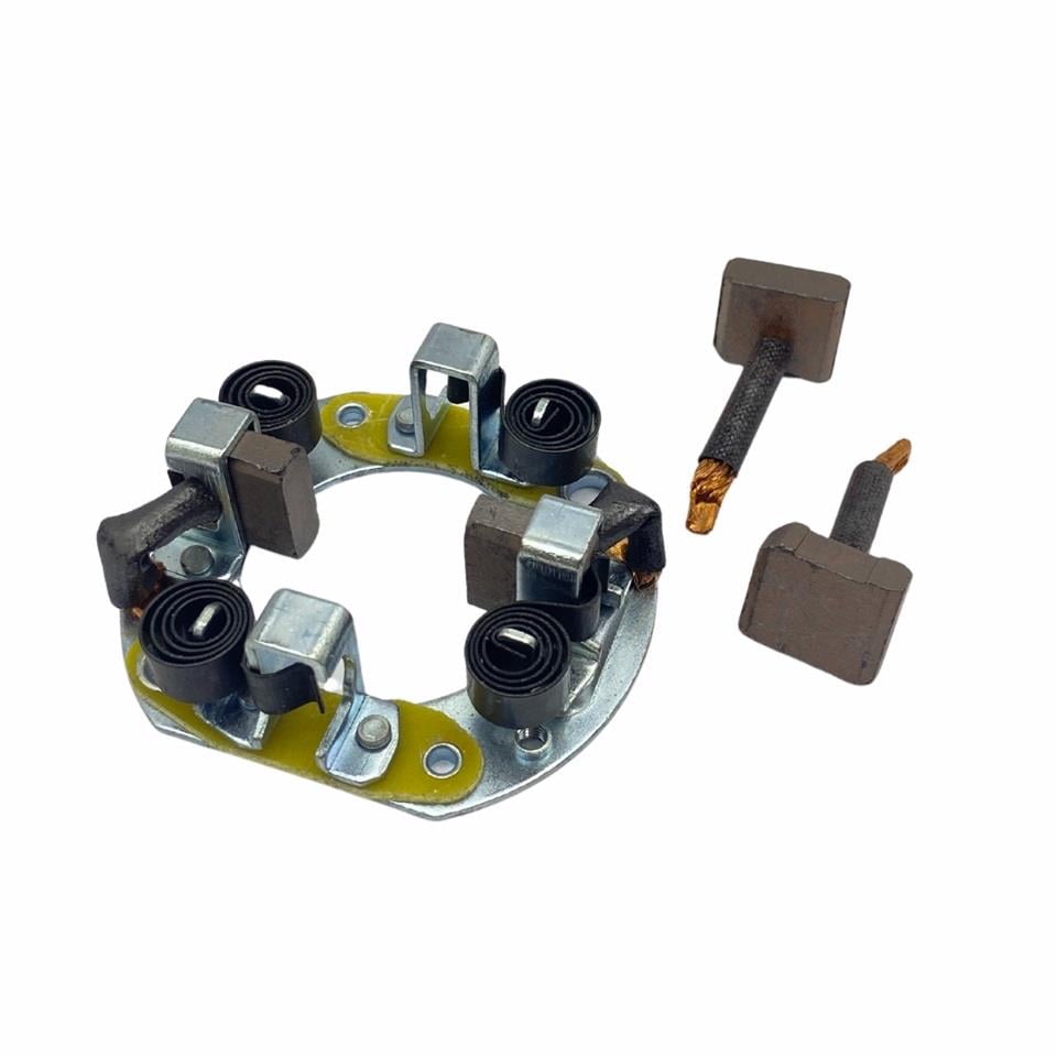 24V MARŞ KÖMÜR YUVASI HITACHI TİPİ (4 KÖMÜRLÜ) (TERS) ISUZU NKR/NPR 