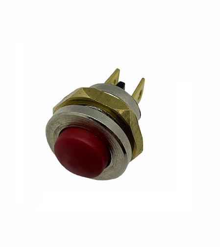 METAL BUTON MİNİ (FİŞLİ) (16 MM) KIRMIZI