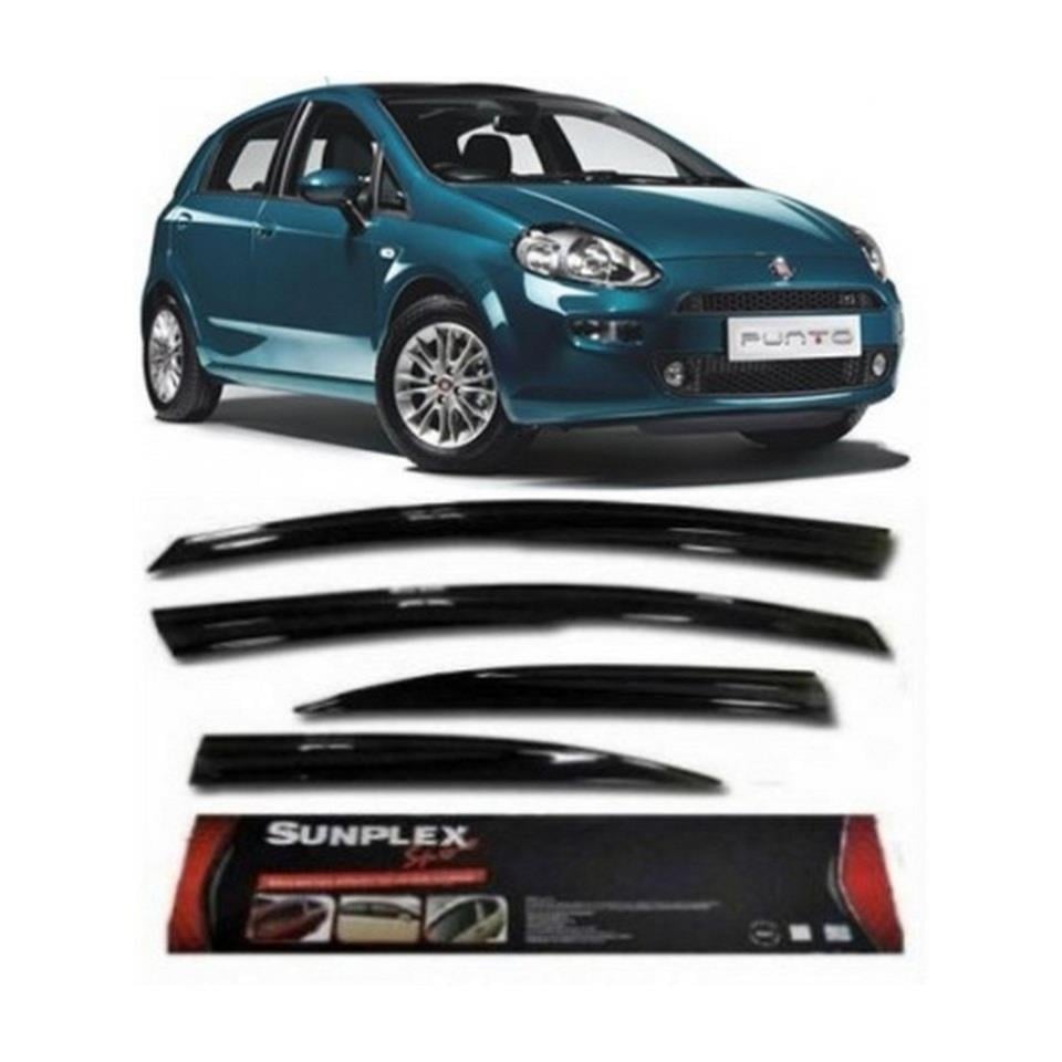 SUNPLEX CAM RÜZGARLIĞI MUGEN FIAT PUNTO 2005-2015 (4 AD)