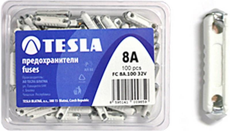 TESLA TAŞ SİGORTA 8 A BEYAZ (6*25 MM)
