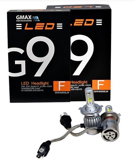 9V-48V H4 XENON LED FAR AMPUL SETİ 6000K 6500 LÜMEN COB LED