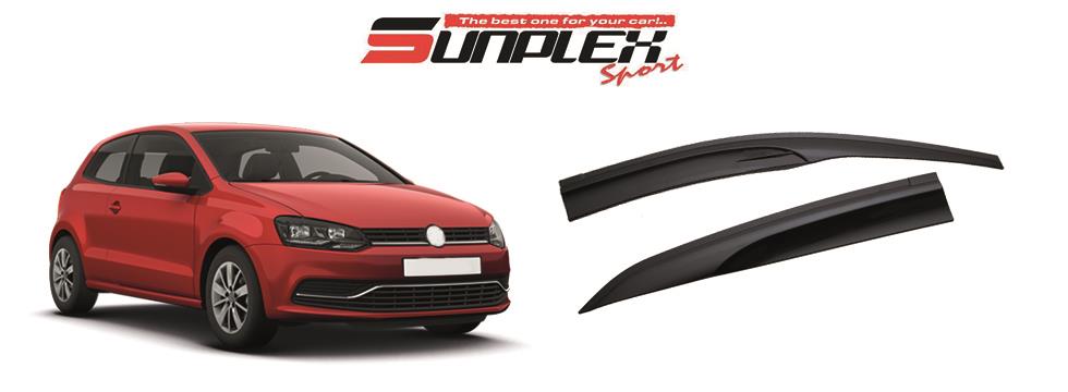 SUNPLEX CAM RÜZGARLIĞI MUGEN VW POLO 2010 > (4 AD)