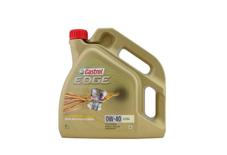 CASTROL EDGE 0W-40 MOTOR YAĞI A3/B4 TAM SENTETİK (4 LT)