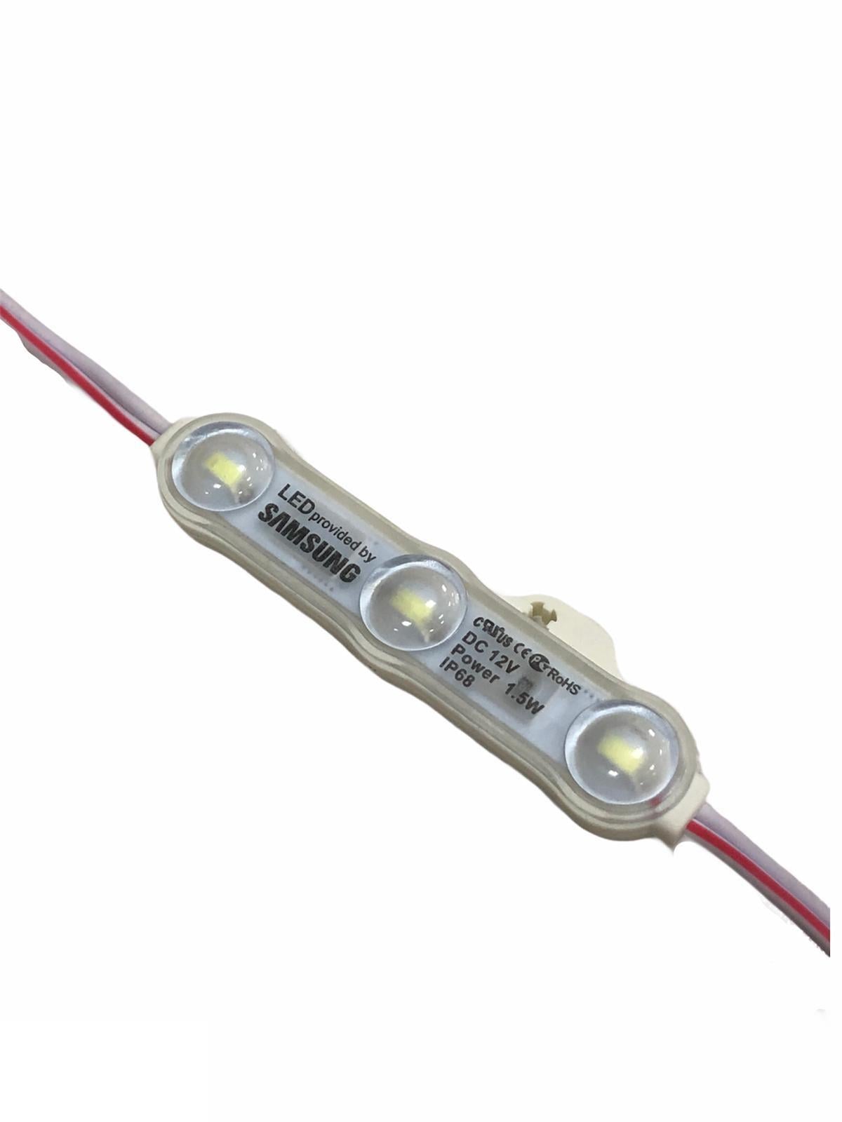12V PARMAK LAMBA 3-LEDLİ (SAMSUNG LED) BEYAZ
