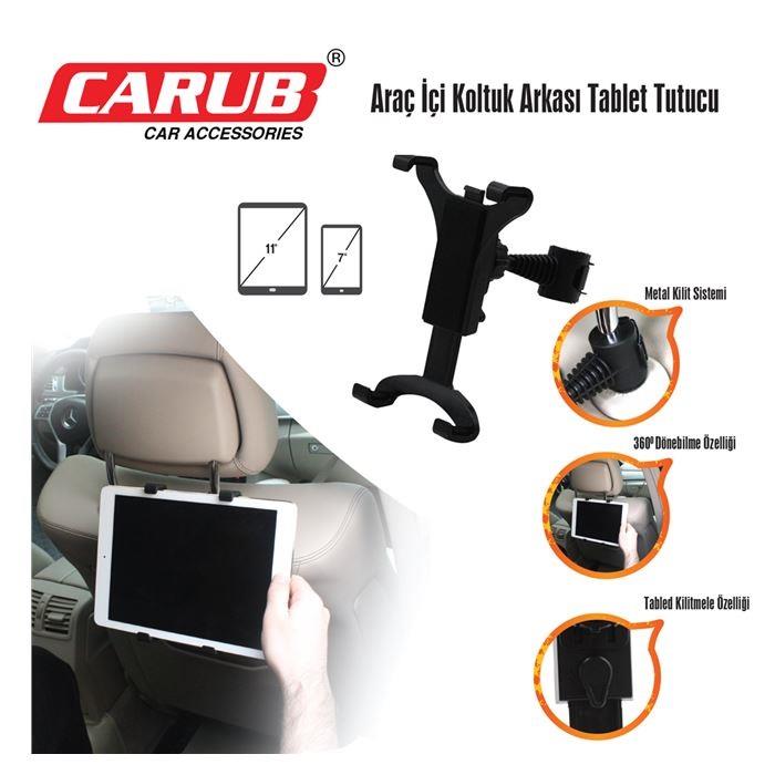 KOLTUK ARKASI TABLET-TELEFON TUTUCU SİYAH